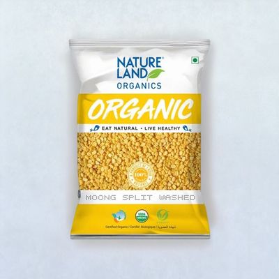 Natureland Organics Moong Split Washed