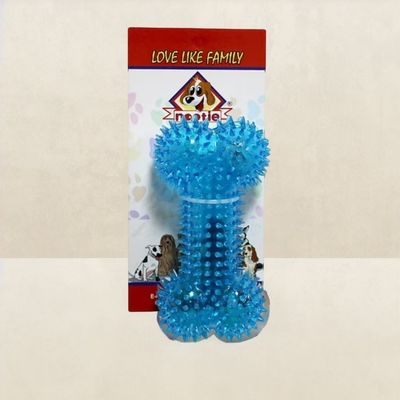 Nootie Spiky Bone Shaped Toy For Puppies/Dogs(Mix Colors)