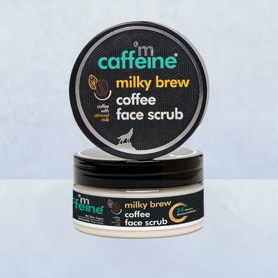 mCaffeine Coffee & Milk Moisturizing Face Scrub for Gentle Exfoliation