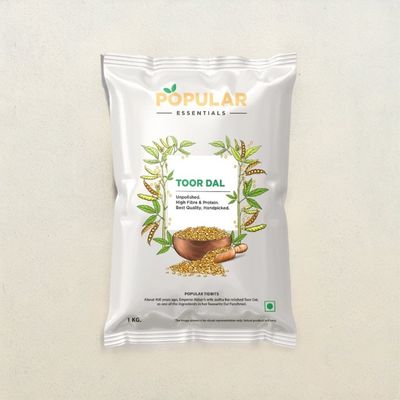 Popular Essentials Toor Dal | Un-Polished