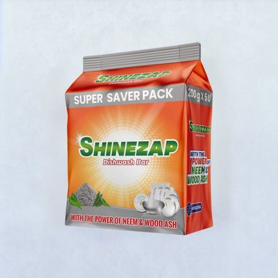 Shinezap Woodash Dishwash Bar Pack Of 5