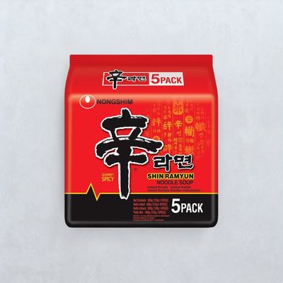 Korean Nongshim Shin Ramyun Noodle Soup Veg