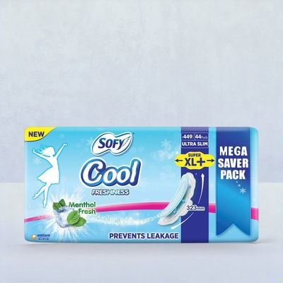 Sofy Cool Freshness Sanitary Pads - XL+