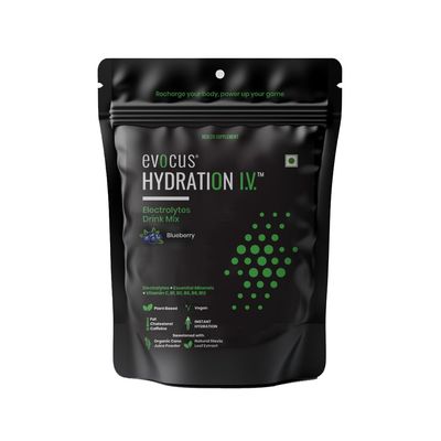 Evocus Hydration IV Electrolyte Drink Mix-  Blueberry