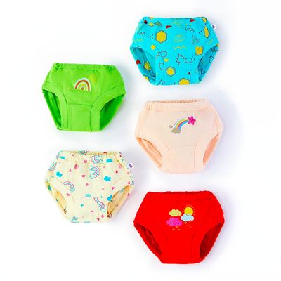 SuperBottoms Basic Unisex Bloomer 2-3Y | 100% Pure Cotton Super Soft Innerwear Assorted