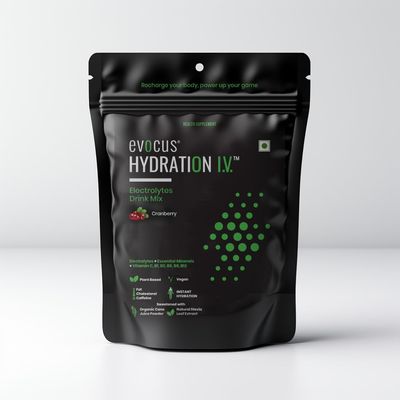 Evocus Hydration IV Electrolyte Drink Mix - Cranberry