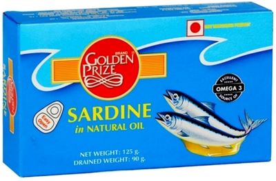 Golden Prize Sardine In Natural Oil