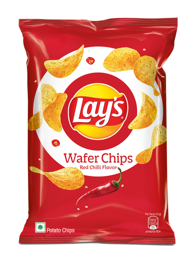 Lays Wafer Chips Red Chilli Flavor