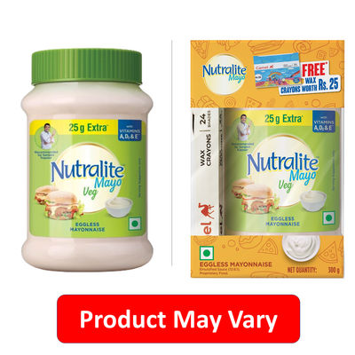 Nutralite Mayo Veg Eggless Mayonnaise | Extra 25g Free - 275 g