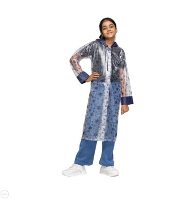Citizen Kids PVC Series Frozen Printed Long Coat with Zip
