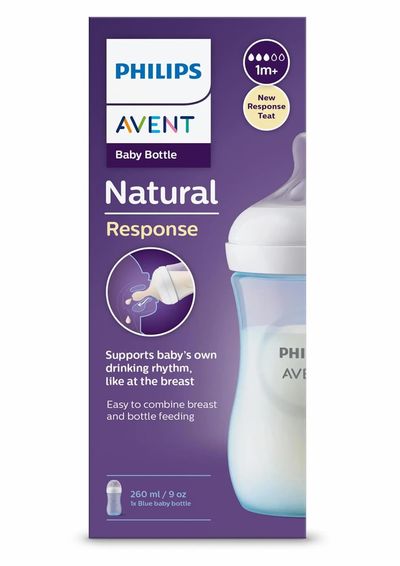 Philips Baby Care Natural Feeding Bottle For Kids | Blue | 1+ months