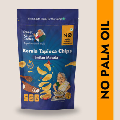 Sweet Karam Coffee Indian Masala Tapioca Chips