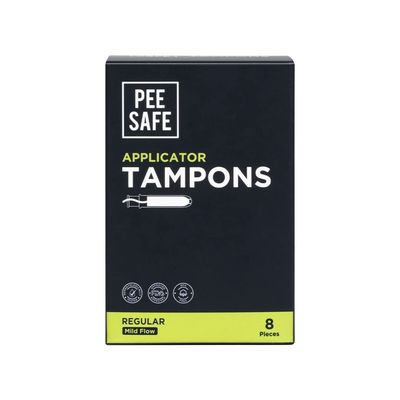 Pee Safe Applicator Tampons Regular - Pack Of 8