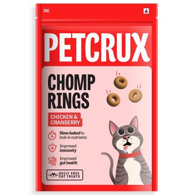 Petcrux Chicken & Cranberry Cat Treats