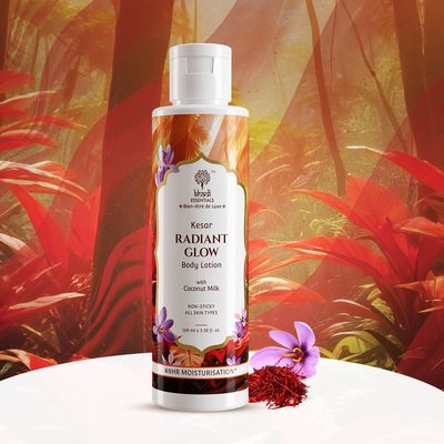 Khadi Essentials Nourishing Glow Body Milk With Kumkumadi Oil