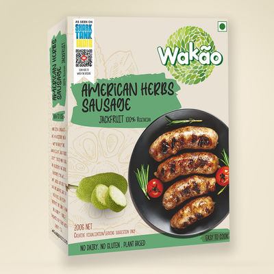 Wakao American Herbs Sausage | 100% Veg | Ready to Eat | No Preservatives
