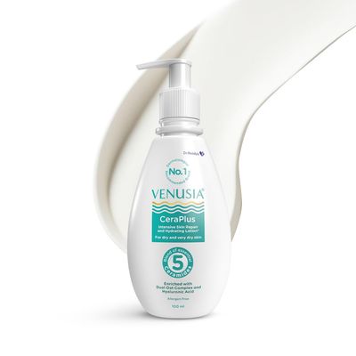 Venusia Ceraplus Lotion For Dry Skin 5 Essential Ceramides For Deep Moisturization & Barrier Body