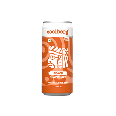 Coolberg Peach Non Alcoholic Beer Can Bottle