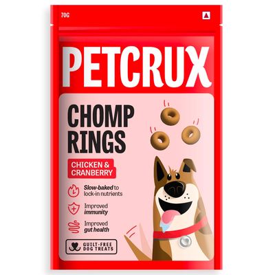 Petcrux Chicken & Cranberry Dog Treats