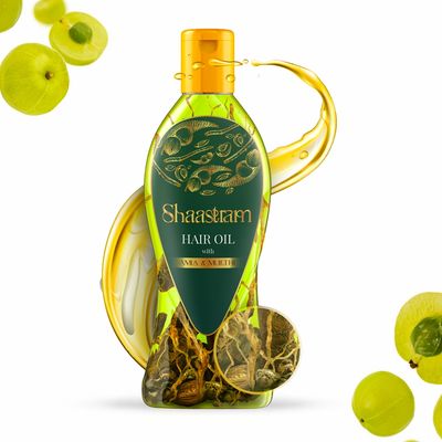 Shaastram Amla & Mulethi Ayurvedic Jadi buti hairfall reduction hair oil