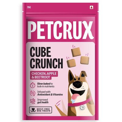 Petcrux Chicken, Apple & Beetroot Dog Treats
