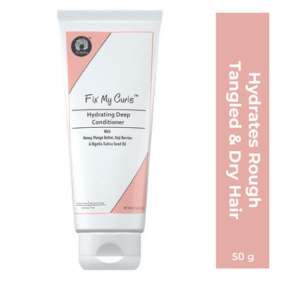 Fix My Curls Hydrating Deep Conditioner For Curly, Wavy, Frizzy Hair|Silicone Free Hair Cream