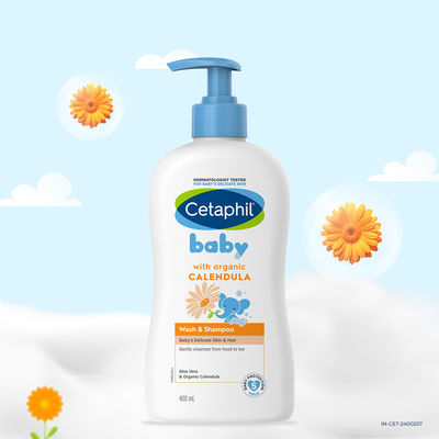Cetaphil Baby Wash & Shampoo With Organic Calendula For Kids