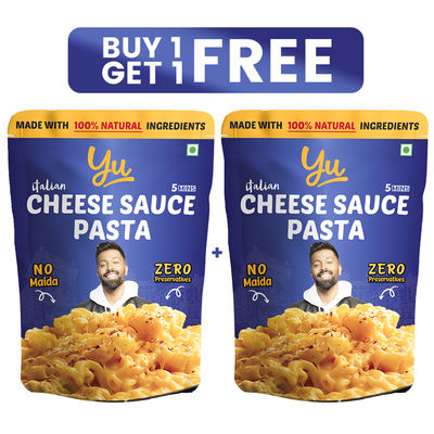 Yu Foods Cheese Sauce Instant Cup Wheat Pasta - Combo Pack