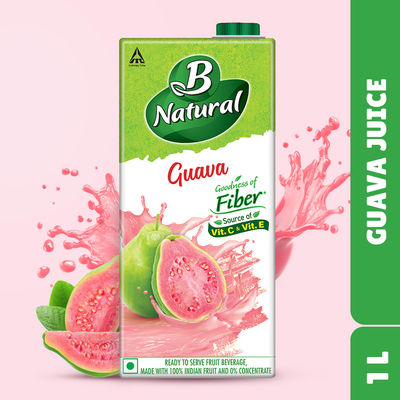 B Natural Guava Juice Tetrapack