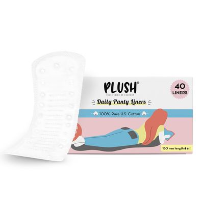 Plush Daily Panty Liners For Daily Discharge - Pack Of 40