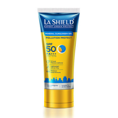 La Shield Pollution Protect Mineral Sunscreen Gel Spf
