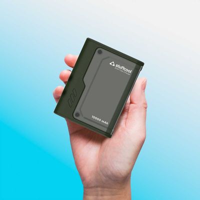 Stuffcool Mega Ii 30W Mini 10000Mah Powerbank For Super Fast Chargingpixels Iphones- Green