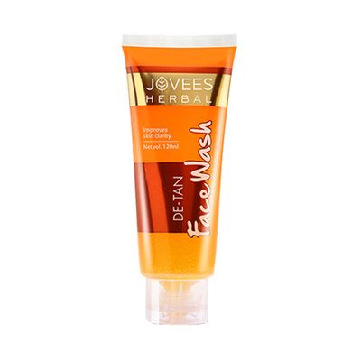 Jovees Herbal De-Tan Face Wash | Brightens And De-Tans Skin | Clarifies