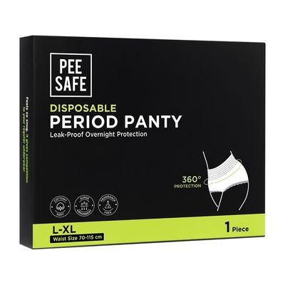 Pee Safe Disposable Period Panty For Women (Lxl) 1N