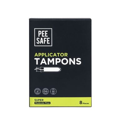 Pee Safe Applicator Tampons Super - Pack Of 8