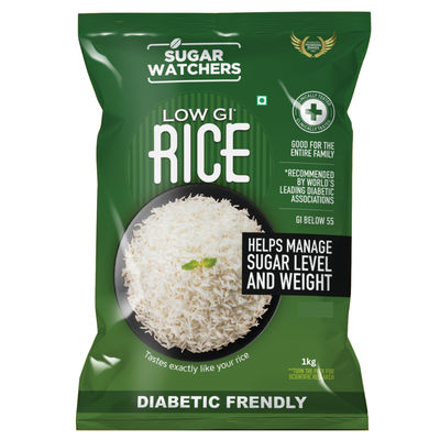 Sugar Watchers Low Gi White Rice - Diabetic Friendly Pouch