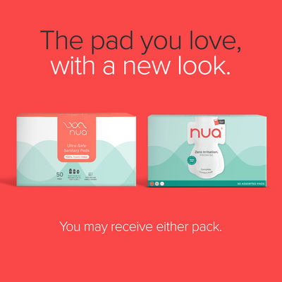 Nua Complete Comfort Pads with Disposal Cover | 12XL+, 20XL, 18L