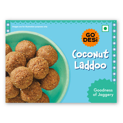 Coconut Laddu 300gm | Ladoo | Sweets by GO DESi