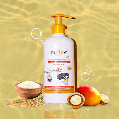 Yellow Naturals Daily Cleanse Shampoo + Conditioner Apple And Peach