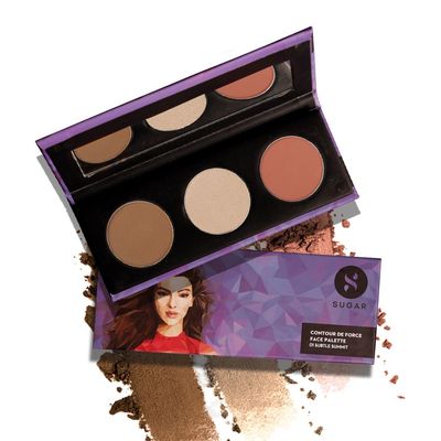 SUGAR Cosmetics Contour De Force Face Palette - 01 Subtle Summit (799)