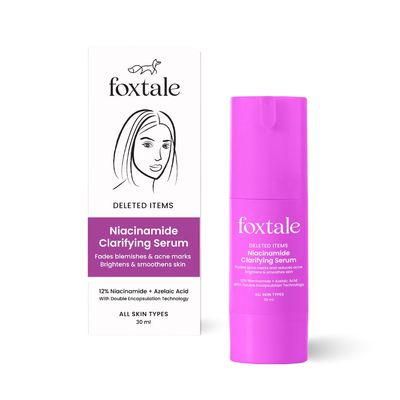Foxtale 12% Niacinamide Serum with Azelaic Acid for Oil Control & Brightening