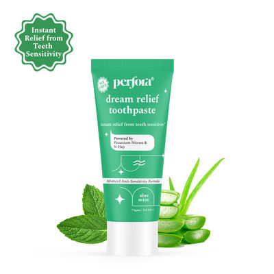 Perfora Dream Relief Aloe Mint Toothpaste For Senstivity Relief