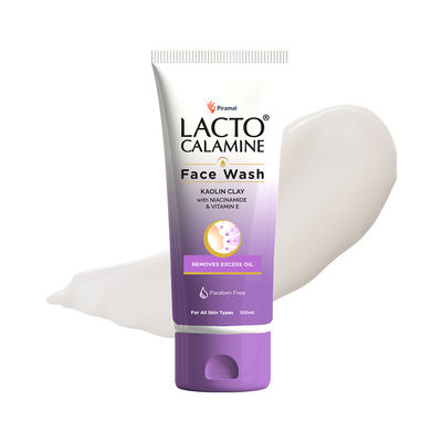 Lacto Calamine Facewash With Kaolin Clay And Niacinamide For Oily Skin