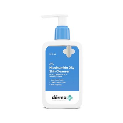The Derma Co 2% Niacinamide Oily Skin Cleanser For Sensitive, Oily & Combination Skin