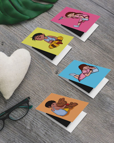 Mad Over Print Cool Magnetic Bookmarker (Set Of 4)