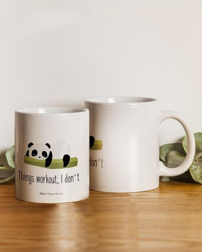 Mad Over Print Workout Mug