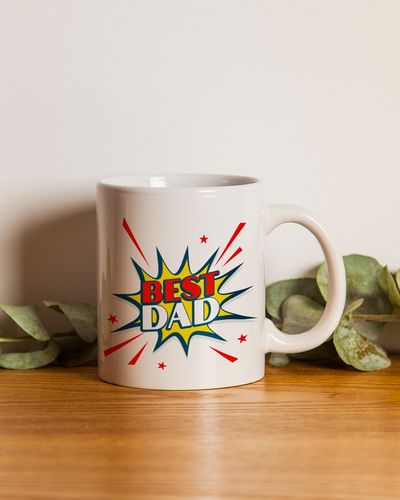 Mad Over Print Best Dad Mug