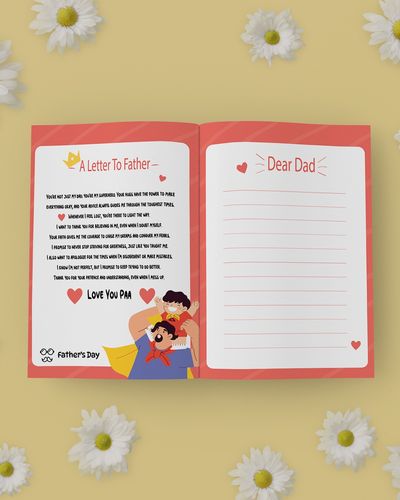 Mad Over Print Letter To Dad