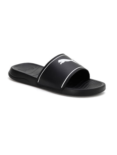 Puma Slides Marine Unisex - Black/White/Castlerock | UK 9