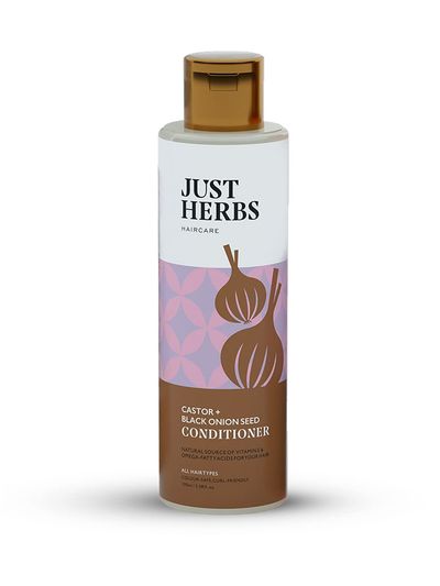Just Herbs Hair Fall Control Conditioner Onion Black Seed Oil & Bhringraj For Men & Women